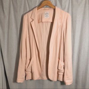 Talula Baby Pink Open Blazer